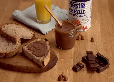 Pâte à tartiner lait concentré sucré