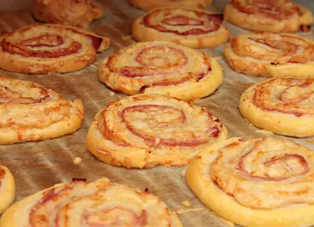Roulés jambon-fromage