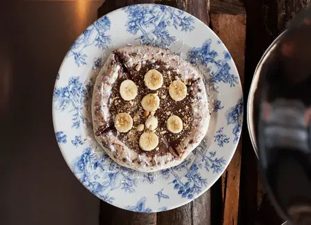 Tarte tatin banane chocolat