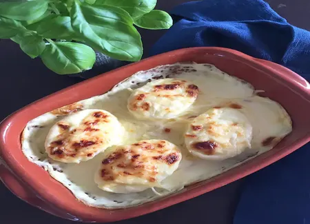 Oeufs à la béchamel