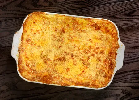 Gratin de purées de carotte et pomme de terre