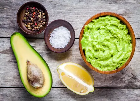 Guacamole sans tomate