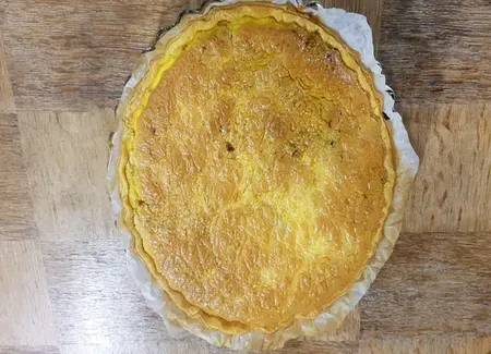 Tarte fondante aux endives et au curry