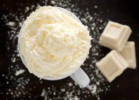 Chantilly au chocolat blanc