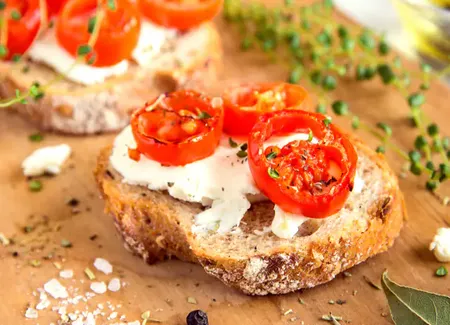 Tomates à la crème rapides