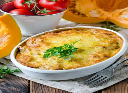 Gratin de potirons et topinambours