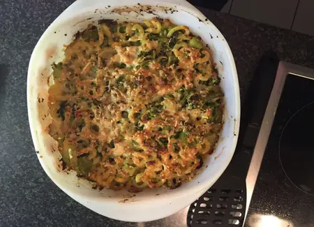 Pâtes grâtinées aux brocolis