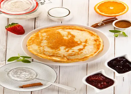 Crêpes fines et légères