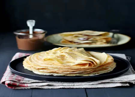 Pâte à crêpes sans lait
