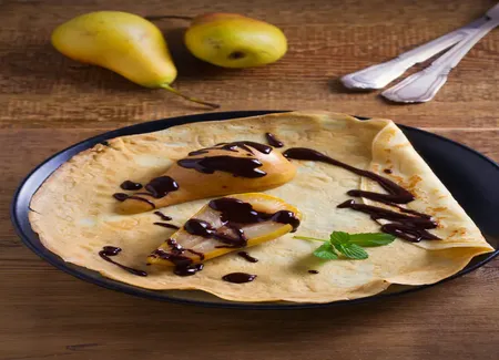 Crêpes belle hélène