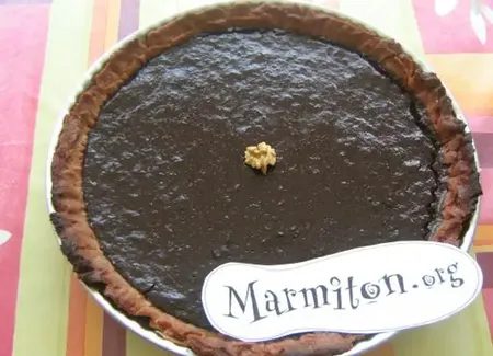 Tarte au chocolat et aux 3 coques