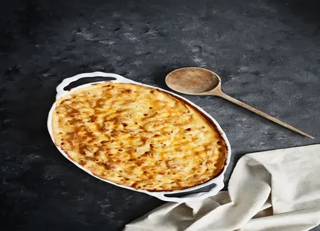Gratin de reste de rôti de porc