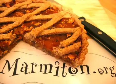 Tarte aux abricots séchés