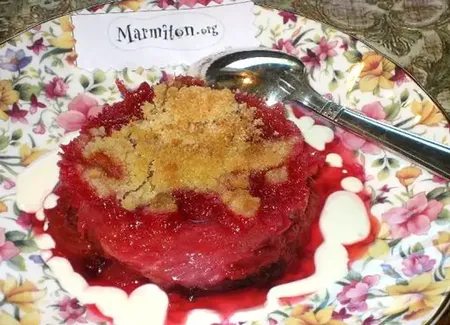 Crumble aux quetsches
