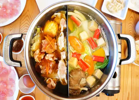 Fondue à la sauce sukiyaki lao (laos)