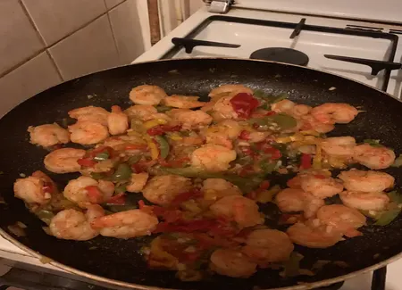 Crevettes poivre et sel