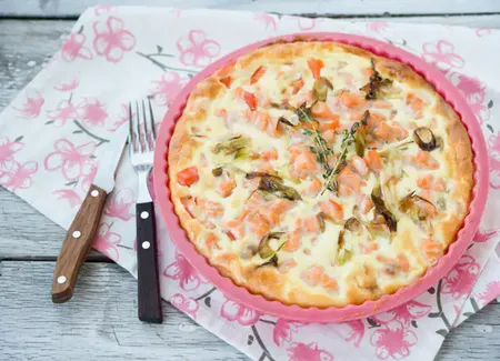 Tarte au saumon