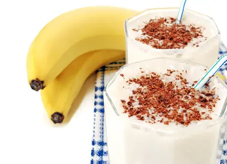Smoothie banane praliné