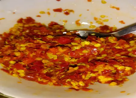 Piment la pâte de la réunion