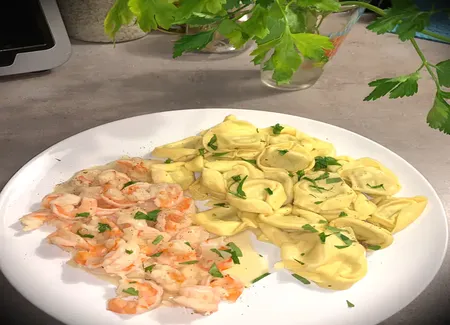 Crevettes au vin blanc