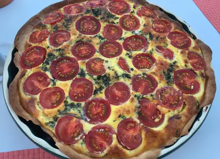 Quiche tomates mozarella