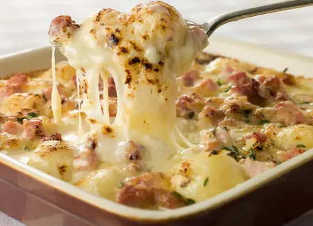Gratin de légumes à la fourme d'ambert