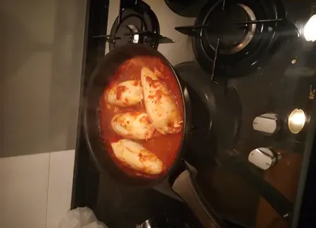 Calamars (calmars) farcis à la viande