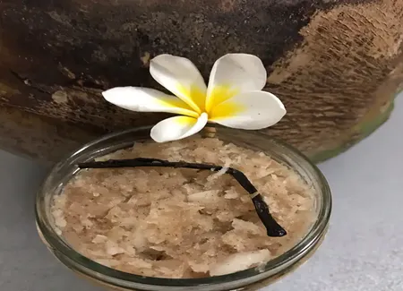 Confiture de noix de coco antillaise