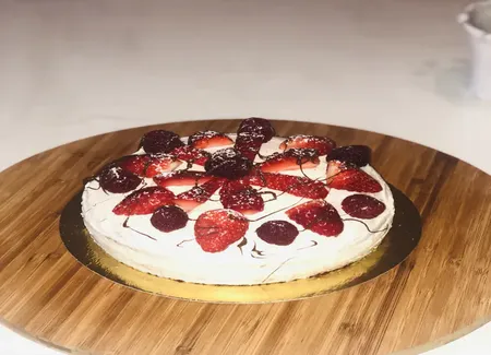 Génoise aux fraises très facile