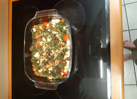 Scampis à la feta