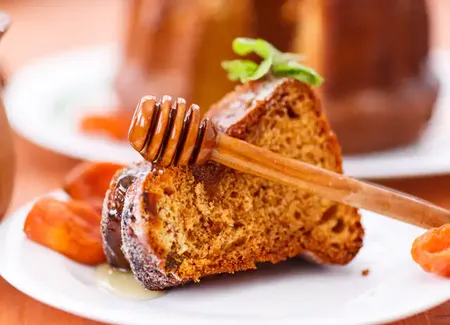 Cake abricot-miel