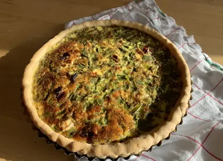 Tarte provençale végétarienne tomates séchées-fêta