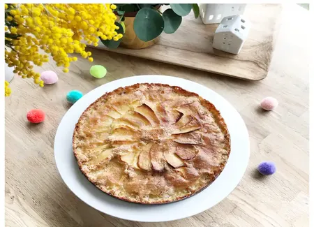 Gâteau aux pommes croustillant de maman