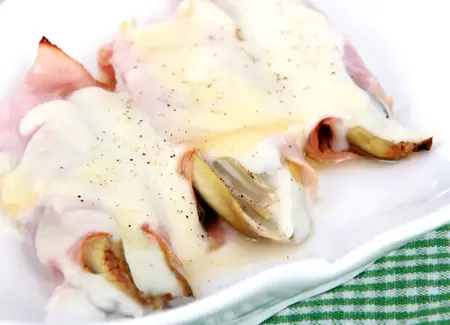 Endives au maroilles et jambon