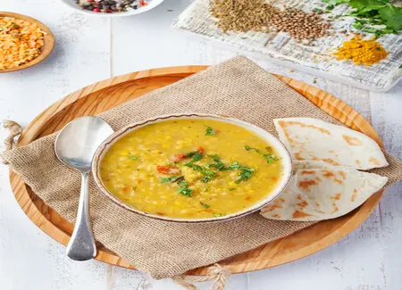 Soupe de lentilles corail
