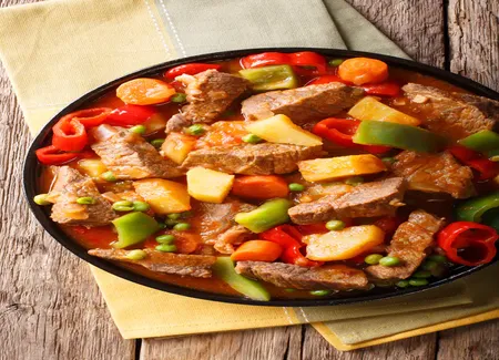 Boeuf mijoté aux légumes