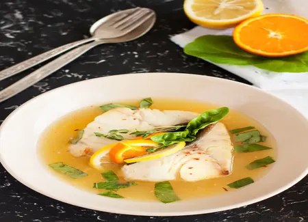 Poisson aux épices et au jus d'orange