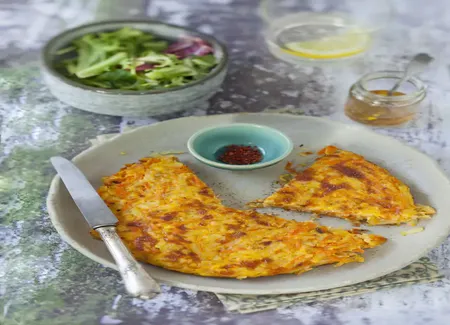Galette carottes et pommes de terre