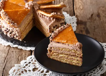 Torta aux marrons (dessert hongrois)