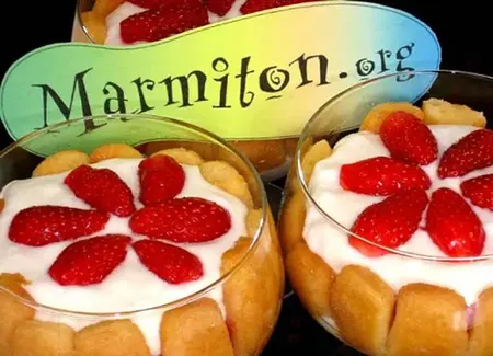 Fausse charlotte aux fruits