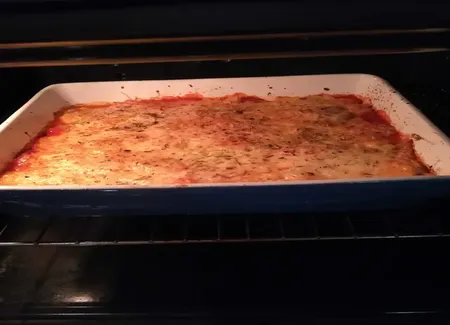Gratin d'aubergines courgettes et tomates