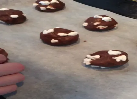 Cookies au marshmallow