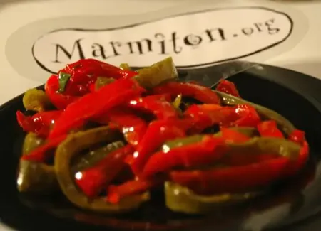 Farandole de poivrons confits