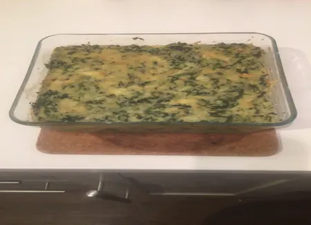 Flan de quinoa aux épinards