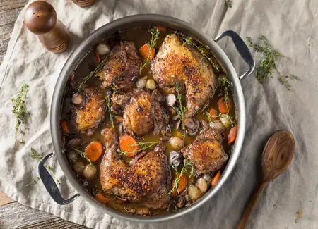 Coq au vin d'alsace