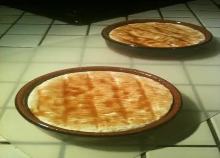 Camembert rôti au miel et au caramel