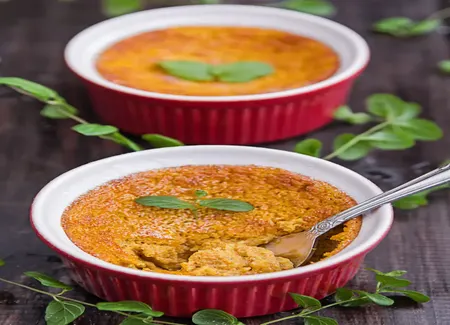Flan de carottes à la ciboulette