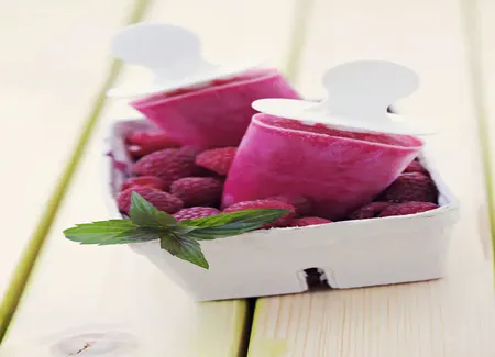 Sorbet aux framboises