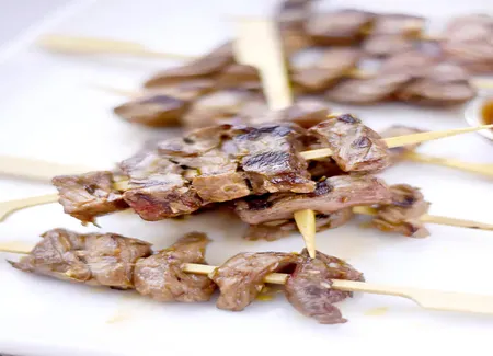 Les brochettes de boeuf de fatima