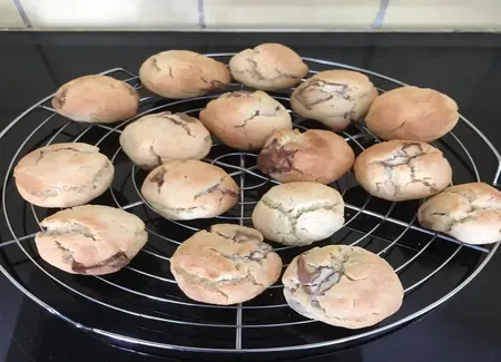 Biscuits au chocolat kinder